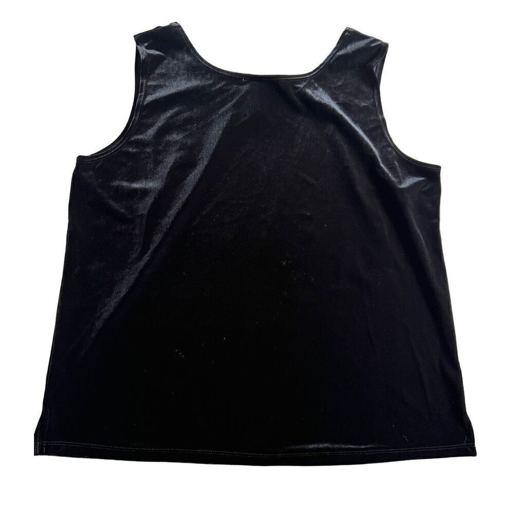 Quacker Factory Sequins Velour top Size 1X NWT - image 2